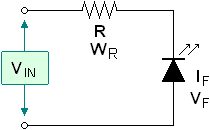 Power supply circuit for LED.