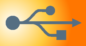 Simbolo dei collegamenti USB