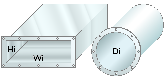 Section of pipe for ventilation.