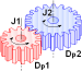 Propagation of the moment of inertia